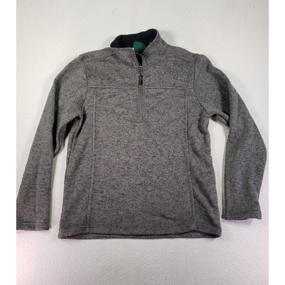 Stillwater Sweater Mens Large Gray‎ Sweatshirt 1/4 Zip Long Sleeve Pullover